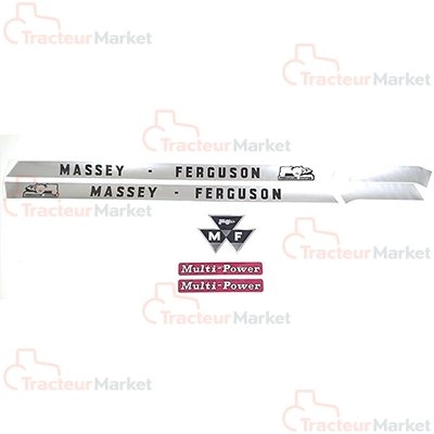 Kit autocollants lateraux pour Massey Ferguson multi 3406972M91