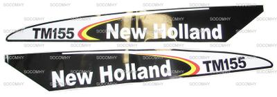 Autocollants New Holland TM155 noir