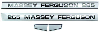 Autocollants latéraux pour Massey Ferguson 265