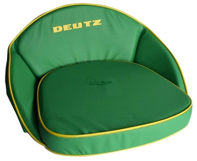 Coussin de siège vert 45 cm pour Deutz