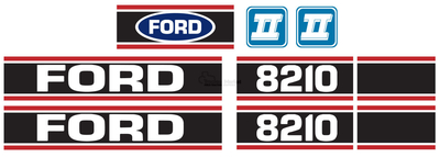 Kit autocollants latéraux  pour Ford New Holland Série 10 8210