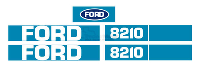 Kit autocollants latéraux pour Ford New Holland Série 10 8210