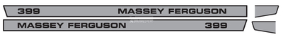 Kit autocollants latéraux Massey Ferguson 399 pour Massey Ferguson Série 300 399