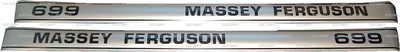 Kit autocollants latéraux pour Massey Ferguson Série 600 699