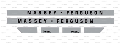 Kit d'autocollants pour Massey Ferguson Série 1000 1080