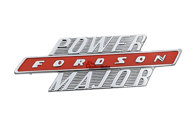 Plaque emblème Fordson Power Major pour tracteur