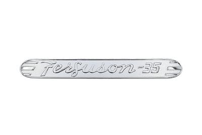 Plaque emblème latéral Ferguson 35 grise