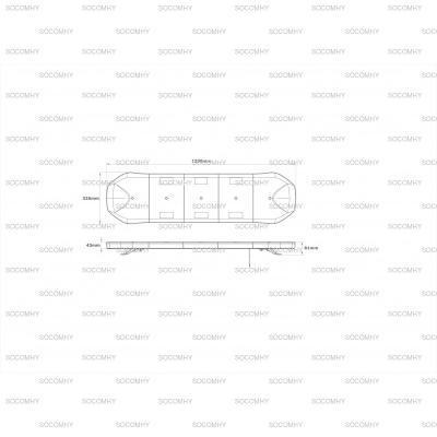 Barre LED davertissement 1200-76 