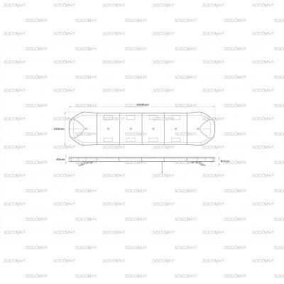 Barre LED d'avertissement 1420-88