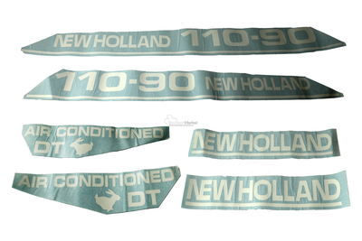 Autocollant bleu pour Fiat 110-90