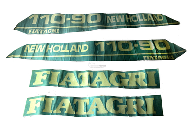 Autocollant terracotta pour New Holland 110-90