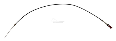 Câble D'arrêt Moteur Complet - Longueur 1200 Mm, Gaine 1000 Mm, Diamètre Câble 1 Mm - Avec Bouton STOP Rouge