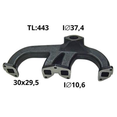 Collecteur d'échappement pour Massey Ferguson TE Série TEF20.jpg