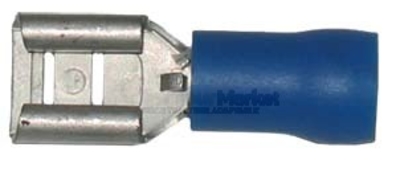 cosses isolees bleu - 10pcs cable 1>2.5mm² - 6.3mm pour tracteur