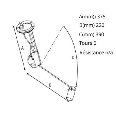 Flotteur de réservoir Massey Ferguson 6110