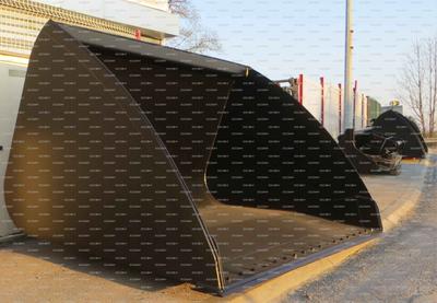 godet grand volume avec contre lame