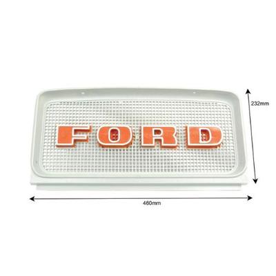 Grille supérieure de calandre avec logo pour tracteur Ford séries 10 à 1000