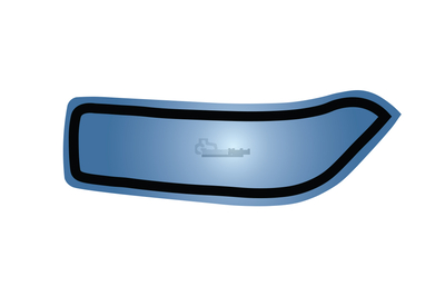 Headlight Glass pour John Deere série 7R, RE296513