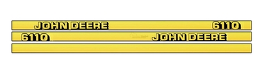 Jeux d’autocollant pour John Deere Série 6010 6110