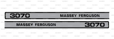 Jeux d’autocollant pour Massey Ferguson Série 3000 3070