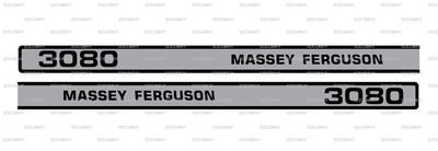 Jeux d’autocollant pour Massey Ferguson 3080