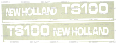 Jeux d'autocollant pour Ford New Holland Série TS TS100