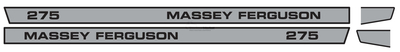 Kit Autocollant latéraux pour Massey Ferguson Série 200 275