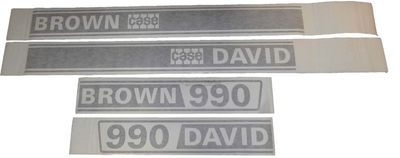 Kit autocollants latéraux pour David Brown Série 900 990