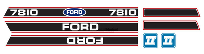 Kit autocollants latéraux pour Ford New Holland Série 10 7810