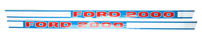 Kit autocollants latéraux pour Ford New Holland Série 1000 2000