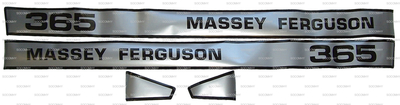 Kit autocollants latéraux Massey Ferguson 365 pour Massey Ferguson Série 300 365