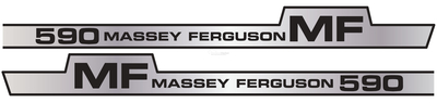 Kit autocollants latéraux pour Massey Ferguson Série 500 590