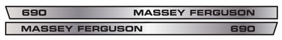 Kit autocollants latéraux pour Massey Ferguson Série 600 690