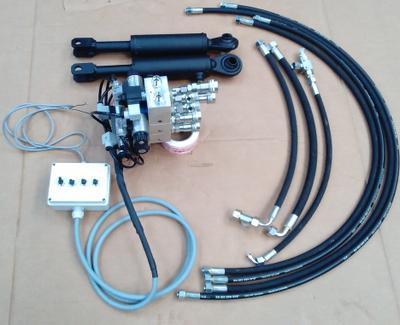 kit de stabilisateur d'attelage hydraulique avec distributeur, vérin et commande