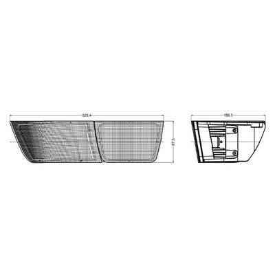 Phare de coin ambre  pour Case IHC mx 180, 279221A1
