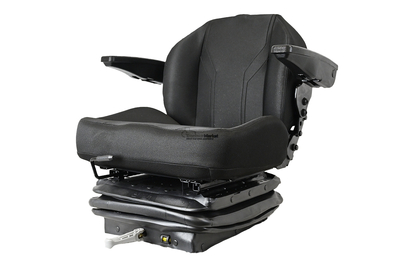 Siège à dossier bas avec suspension mécanique pour tracteur