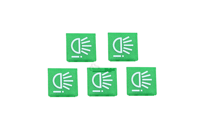 Symbole de feux de travail vert pour Case IHC série CS, 245913C1