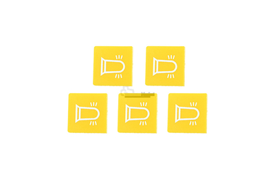 Symbole jaune gyrophare pour Massey Ferguson série 300, 3611546M1