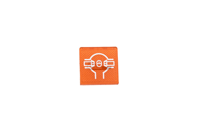 Symbole orange de blocage différentiel pour Massey Ferguson série 300, 3613378M1
