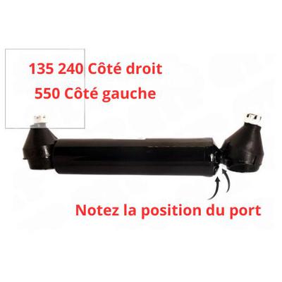 Vérin direction hydrostatique droit-gauche avec rotules pour Massey Ferguson série 550